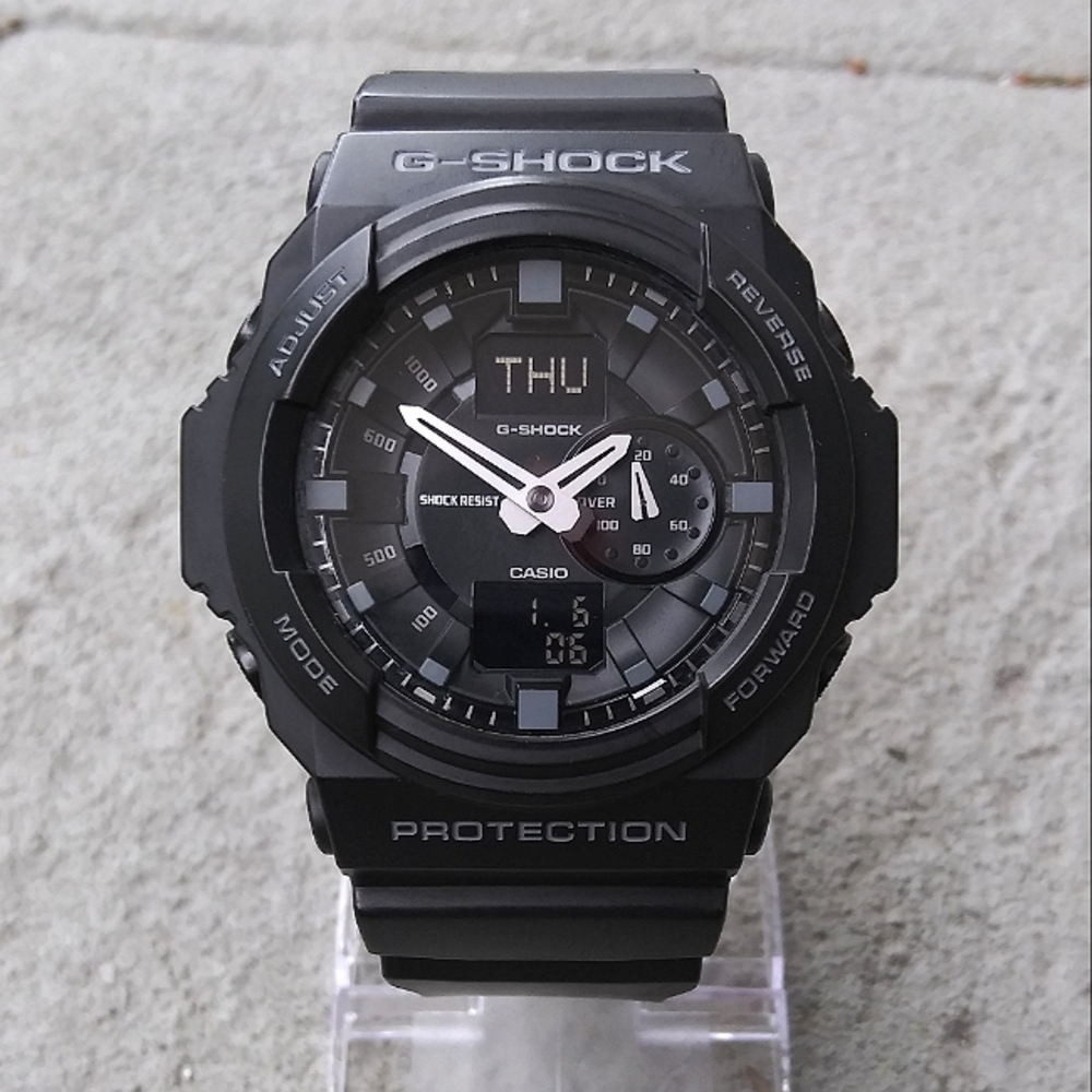 Casio G-Shock GA-150 Men's Black Digital Analog Wrist Watch